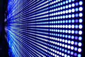 black and white LED light